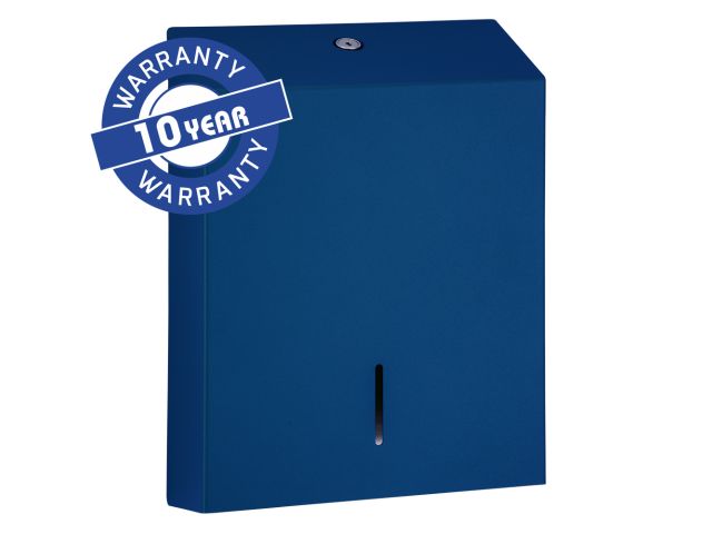 MERIDA STELLA BLUE LINE SLIM MAXI folded paper towel dispenser, blue